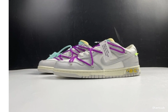 21 Low Nike O-W Dunk DM1602-100 Lot 0811